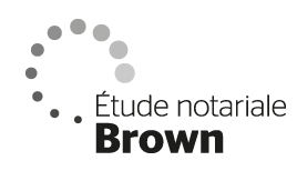 Étude notariale Brown